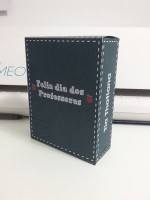 Caixa estilo chalkboard